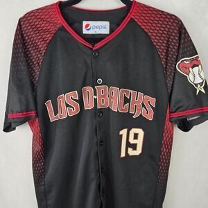 Arizona Diamondbacks Los D-Backs Jersey X Pepsi Mens M Black Baseball 19 MLB SGA